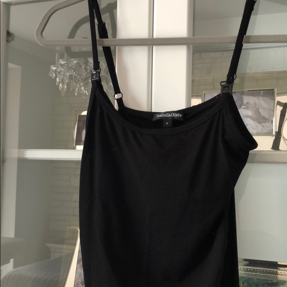 Isabella Oliver Maternity/Nursing Top in Black